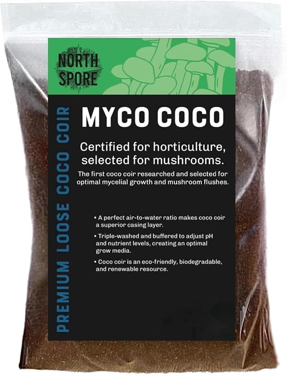 North Spore 'Myco Coco' Loose Coco Coir Substrate Mushrooms, 5 lbs