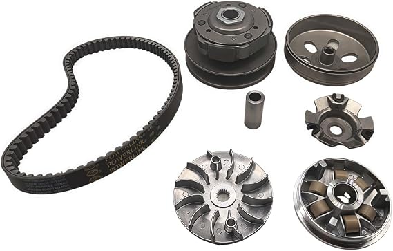 CLEO GY6 150cc Clutch Set - Includes Clutch Assembly & Variator Assembly with 835 Gates Belt, Fits GY6 125cc 150cc 4-Stroke Engine Scooters ATVs TaoTao Roketa Sunl