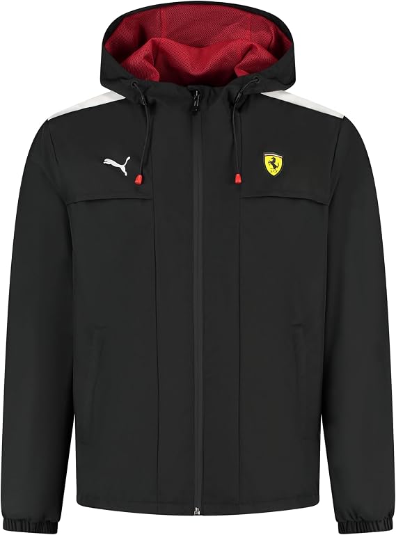 PUMA Scuderia Ferrari F1 Rain Jacket - Red