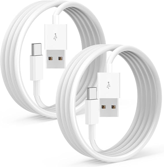 KUEVKA iPhone 15 Apple Kablosu (10 ft + 6 Ft) Araç Carplay Şarj Kablosu USB A'dan USB C'ye AirPods Pro (2. Nesil), Apple TV 4K Remote (3. Nesil), MacBook Air/Pro, iPad Pro 12,9 inç/Hava/Mini için