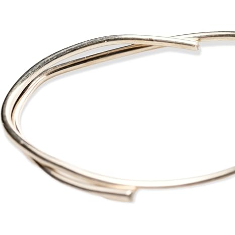 925 Sterling Silver Wire, 10 Gauge, Round, Half Hard, 1FT by CRAFT WIRE