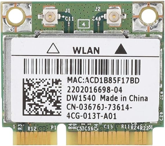 DW1540 802.11 a/b/g/n Half Height Mini PCI Express Card 3676J BCM943228HM4L