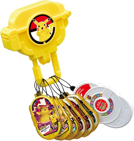 Pocket Monsters Pokemon Mezasta Tag Holder Set DX Pikachu Version