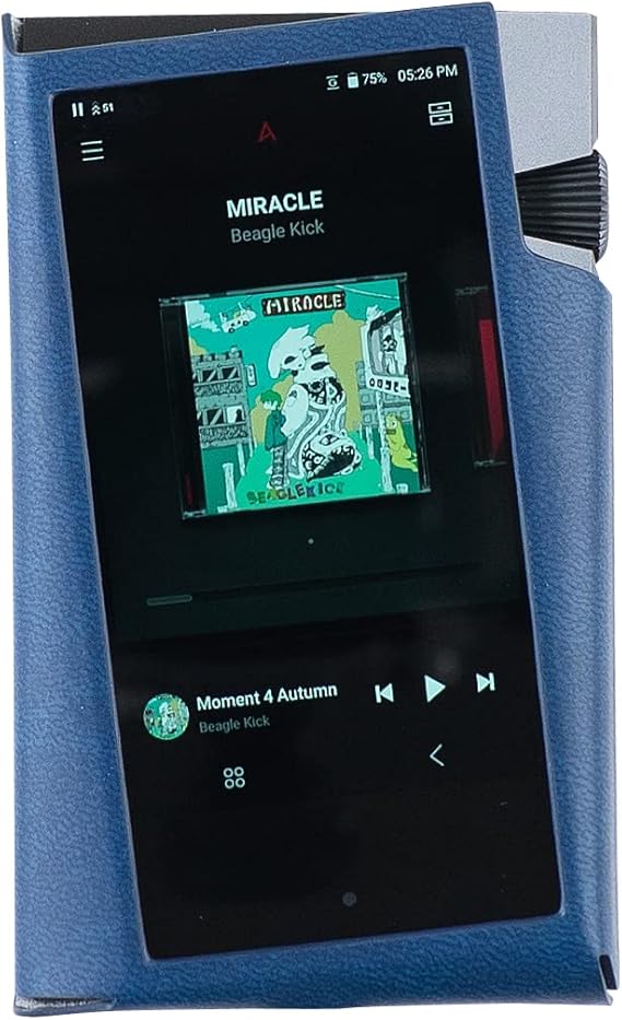 MITER Case for Astell&Kern A&Norma SR35 Handmade PU Leather Case Cover AK-SR35-Navy