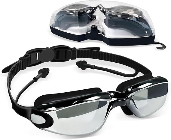 Shortsighted Swim Goggles Nearsighted Swimming Goggles Leakproof Anti Fog Swimming Goggles for Adult Men Women Youth