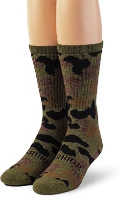 WARRIOR ALPACA SOCKS - Alpaca Wool Heavy-Duty Hunting Camouflage Socks for Men & Women, Terry Lined