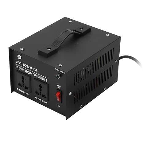 1000W Step Up Down Transformer ST-1000VA Power Supply Lifting Transformer 110V to 220V Boosters 220V to 110V Buckers with 9A Current Rating