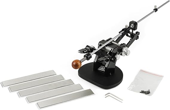 TSPROF - Blitz Pro Knife Sharpener, High Precision Knife Sharpening Kit, Compact and Lightweight Sharpening Kit for Kitchen and EDC Knives, Professional Knife Blade Sharpener