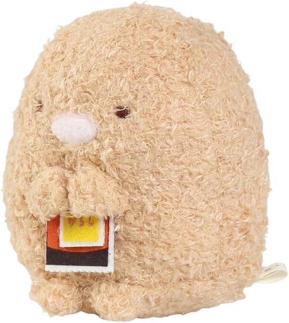 San-X MP-79701 Sumikko Gurashi Plush Toy, S, Tonkatsu “Pork Cutlet”