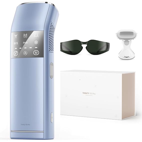 Laser Hair Removal for Women & Men, Ice-Cooling Painless, Body, Blue