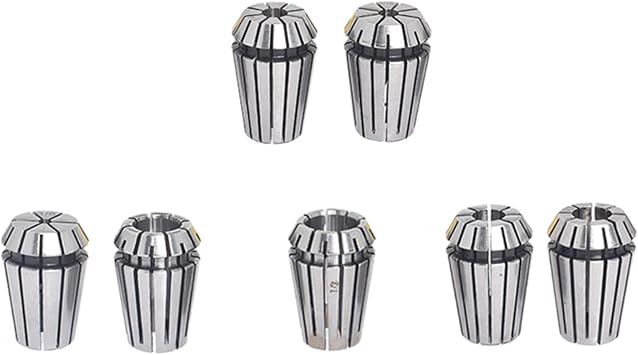 ER20 7PCS 1/8 Inch-1/2 Inch Super Accuracy Spring Collets Fit for Workholding Engraving Machine
