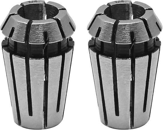 2Pcs ER11 Spring Collet Set, 1/4'' ER11 Collet Chuck