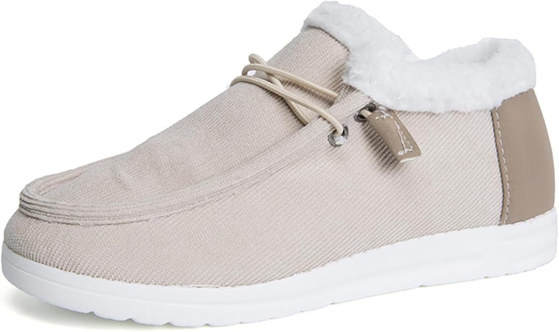 Winter Boots For Women Cute Snow Boots Warm Ankle Booties Slip On Fur Lined Comfortable Fashion Casual Loafers Shoes