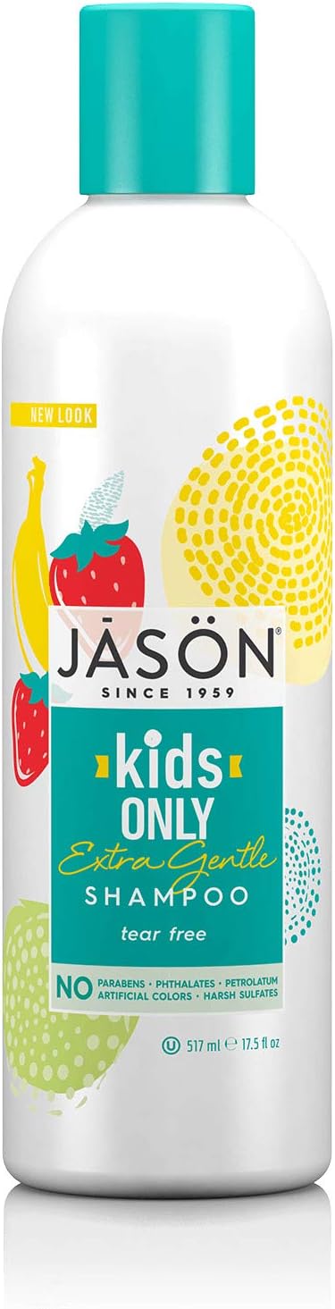 JASON Kids Only! Extra Gentle Shampoo, 17.5 Ounce Bottle