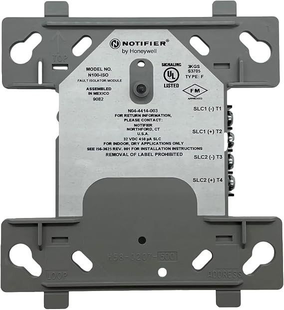 Notifier N100-ISO Fault Isolator Module