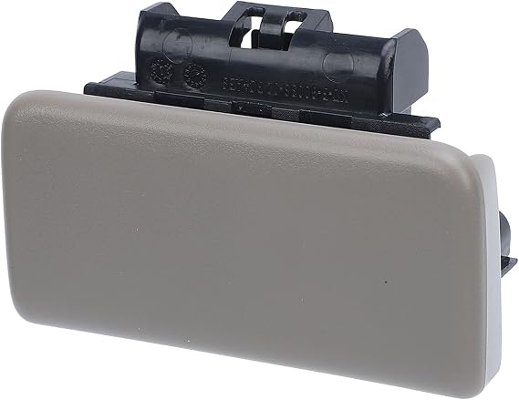 Pissente Glove Box Door Lock Handle for 2004 to 2015, Compartment Lock Latch Handle, Light Gray