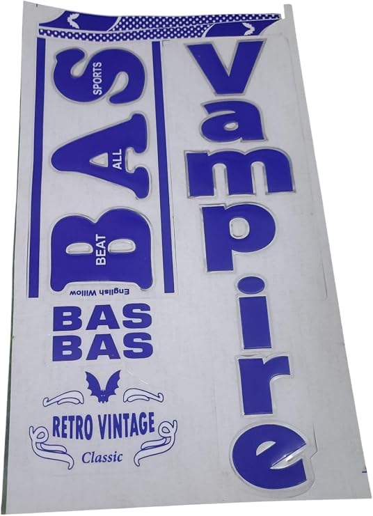 Premium Cricket Bat Sticker, Professional Grade Protective Cover, Pack of 2