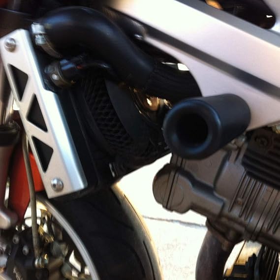 Shogun Suzuki SV1000 SV 1000 SV1000S 2003 2004 2005 2006 2007 Black No Cut Frame Sliders - 750-5909 - MADE IN THE USA