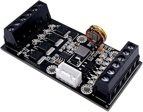 PLC Industrial Control Board PLC Module FX1N-10MT Analog Input, Black