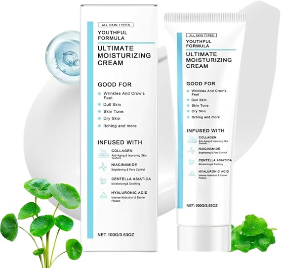 Deep Korean Moisturiser, Ultimate Moisturizing Cream for Men & Women, 100g
