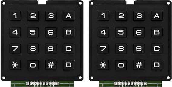 16Key 4x4 Membrane Button Keypad 4x4 Matrix Matrix Keyboard Membrane Button Keypad Panel