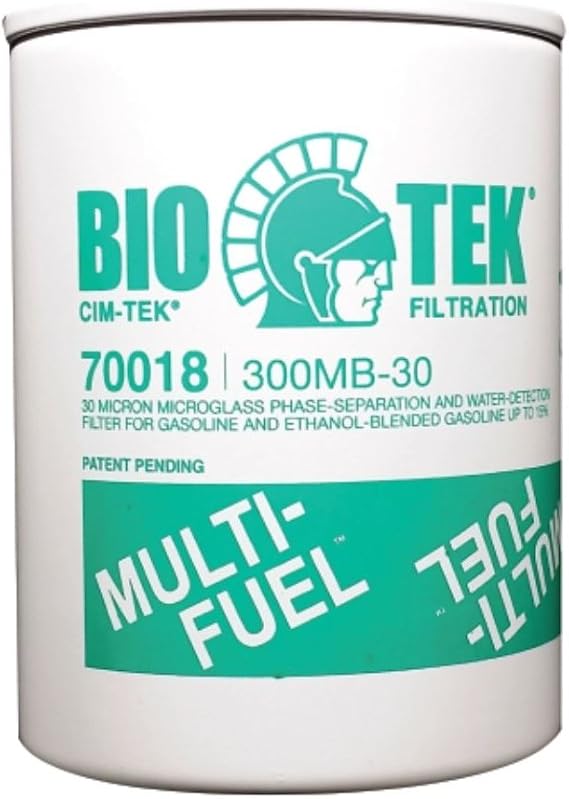 70018 (300MB-30) Filter, Maximum Working Pressure 50 PSI, Microglass Media, 30 m, 25 GPM, 1" NPT