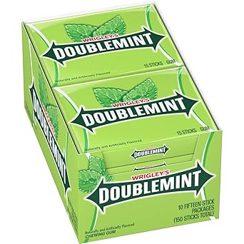Doublemint Gum, 15 Count (Pack of 20)