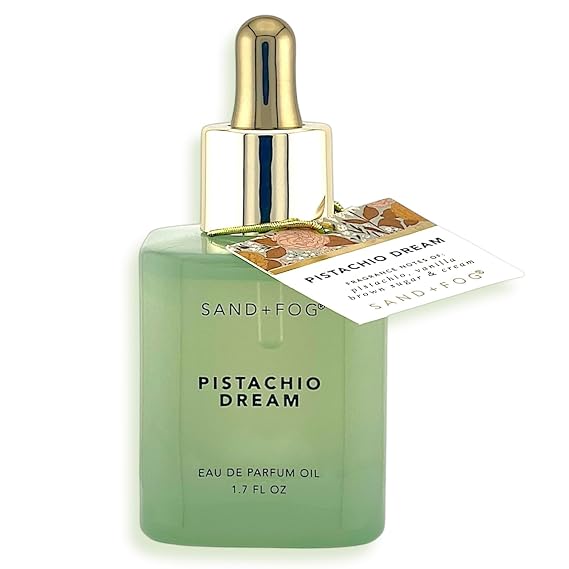 Sand + Fog Pistachio Dream Eau de Parfum Oil, 1.7oz 50 ml, Dropper Bottle