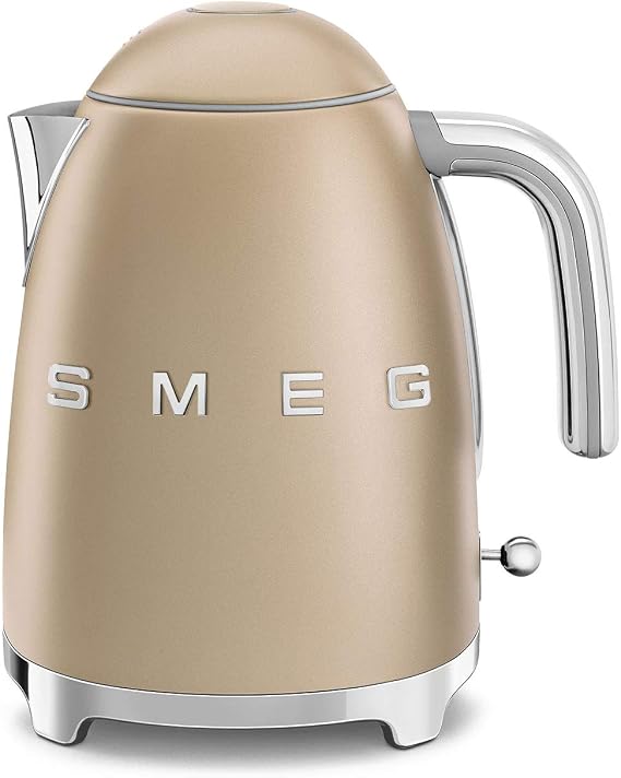 Smeg KLF03CHMEU bouilloire 1,7 L 2400 W Or, Black