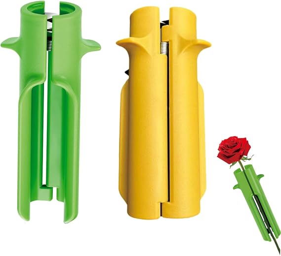 Rose Stripper Thorn used to remove Leafs Thorns Rose Thorn Stripper Tool Thorn Remover for Roses Leaf Stripper Tool Mother's Day Home Florist Gardening Flower Arrangement - 2pcs