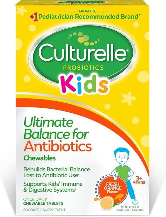 Culturelle Probiotics Ultimate Balance Probiotic for Use with Antibiotics - 20 Count   Probiotic Capsules Help Restore Good Bacteria Lost During Antibiotic Use & Contribute to A Healthy Immune System