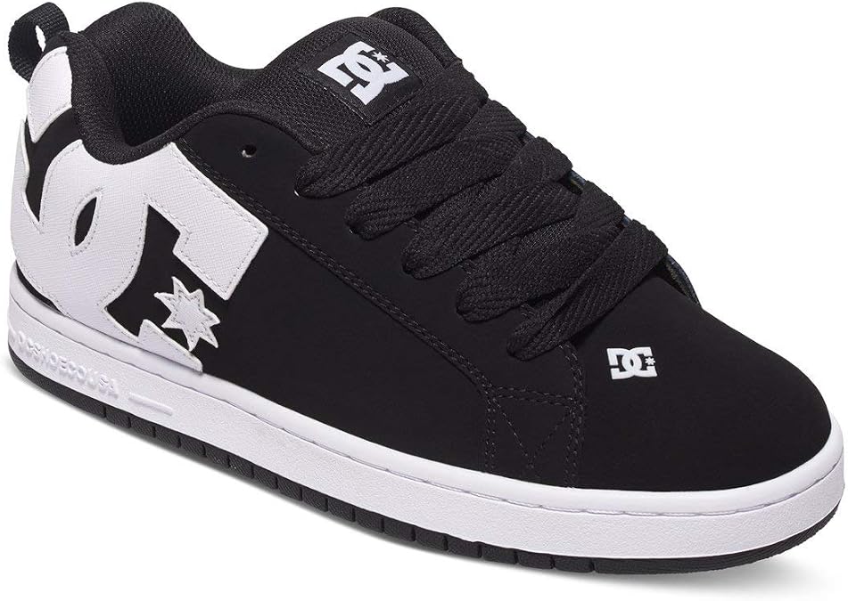 DC Men's Graffik Court Shoe, Black, 6
