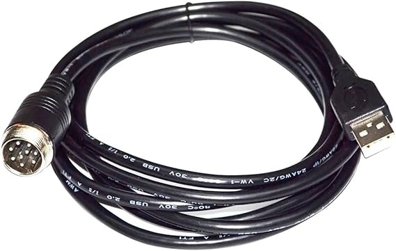 USB 2.0 to 9-PIN 9DIN DIN-USB Cable for THRUSTMASTER TH8A Partner TSSH MOD + HANDBRAKE Data Cable Computer Connection Data KABLE