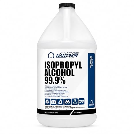 Nanoskin Isopropyl Alcohol 99.9% IPA Solvent, 1 Gallon