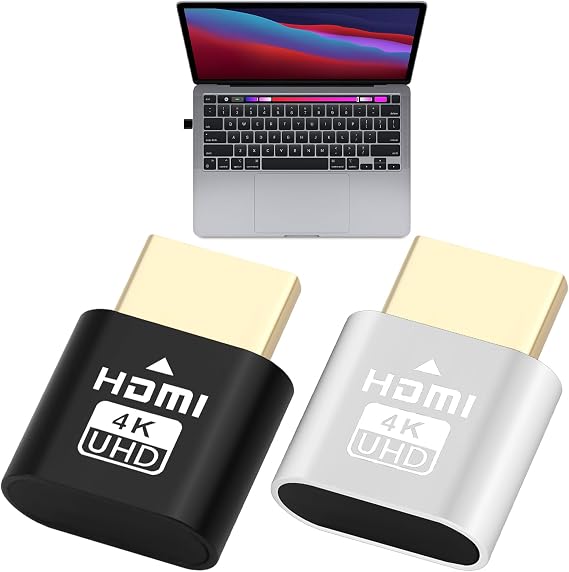 2 Pack 4K Wireless HDMI Streaming Stick Mirroring Adapter for TV PC | Plug & Play Ultra HD Casting Device for Mobile, TV and PC, Wireless Screen Mirroring Receiver with Easy Media Streaming Setup