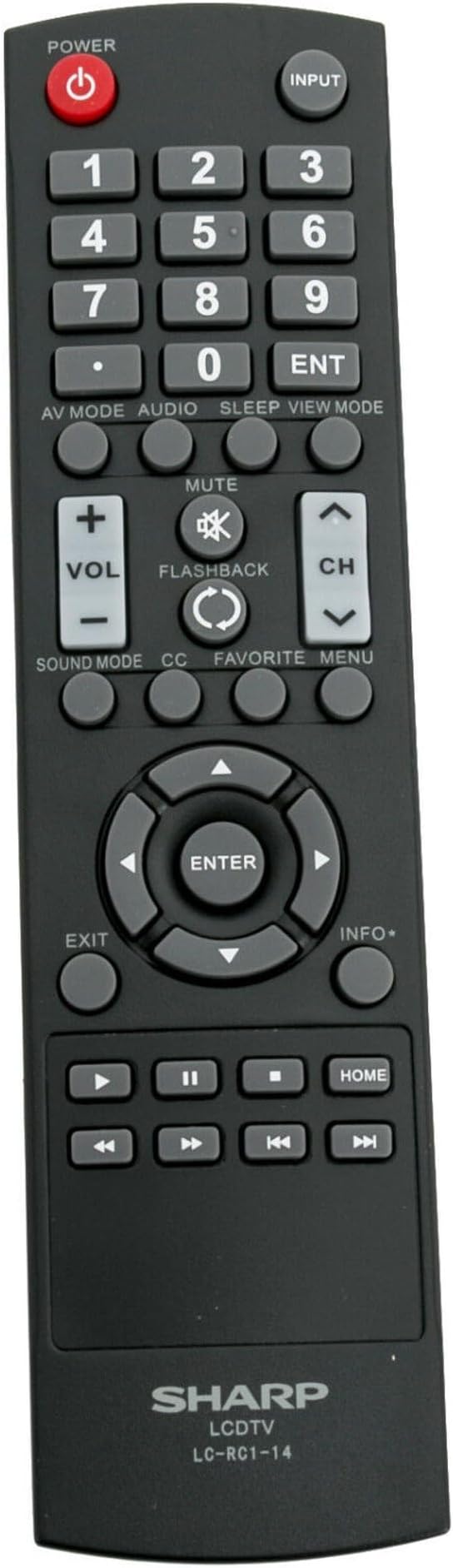 Original TV Remote Control for SHARP LCD HDTV LC-RC1-14 LCRC114