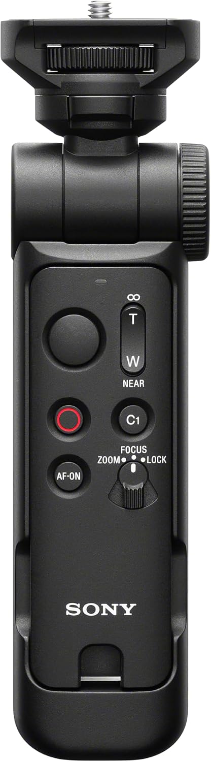 Sony GP-VPT3 Multi-function Wireless Vlogging & Selfie Shooting Grip Tripod – Remote Control, Zoom, Compact & Travel-Ready, for Sony ZV, Alpha & Cyber-shot Cameras – Black