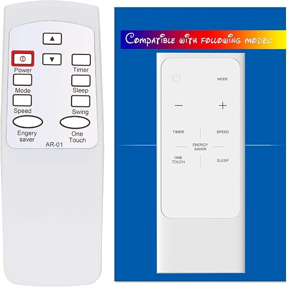 Replacement for Indurama Air Conditioner Remote Control RG15A(B)/E RG15A1(B)/E RG15A2(B)/E