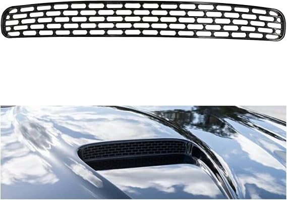 Hood Screen Insert Grille Front Compatible with 1998-2002 Camaro SLP SS Replaces HT12369964