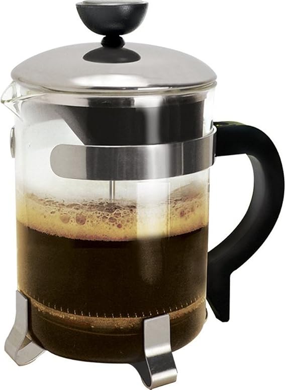 Primula 4 Cup Classic Coffee Press, Chrome - 0.45 Liters