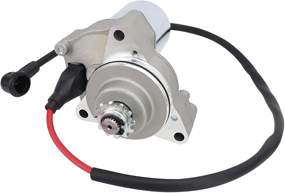 3 Bolt Starter Motor With Line For 50cc 70 Cc 90cc 100 110cc 125 Dirt Bike