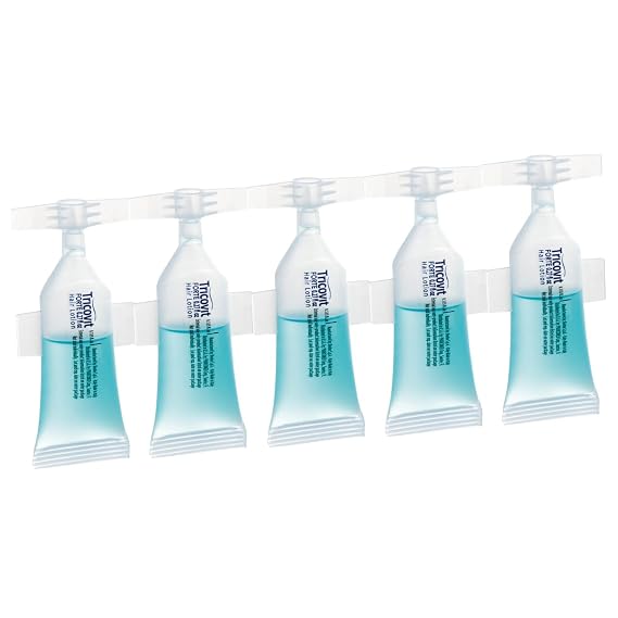 Tricovit Forte Hair Loss Treatment - Hair Growth Products for Women & Men - Sebum Regulator for Strengthening Follicles & Balancing Scalp (5 Ampoules)