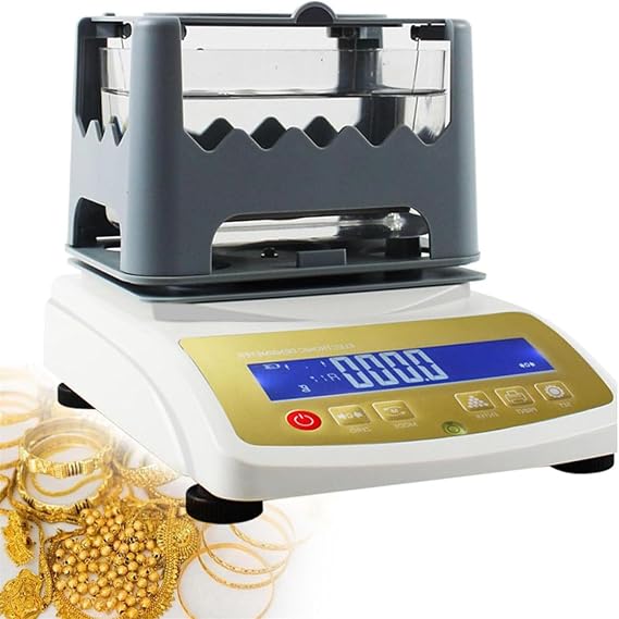 Gold K Value Tester Accurate Gold Density Meter & Purity Detector, Precious Metal Analyzer, Gold Palladium and Platinum Authenticity Tester Perfect for Jewelry & Investment 300g