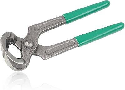 8 Carpenters Pincers, End Cutting Pliers, Top Cutting Pliers Heavy Duty Nail Puller Tool with Comfort Grips, Professional Shoe Repair Tools,12pieces