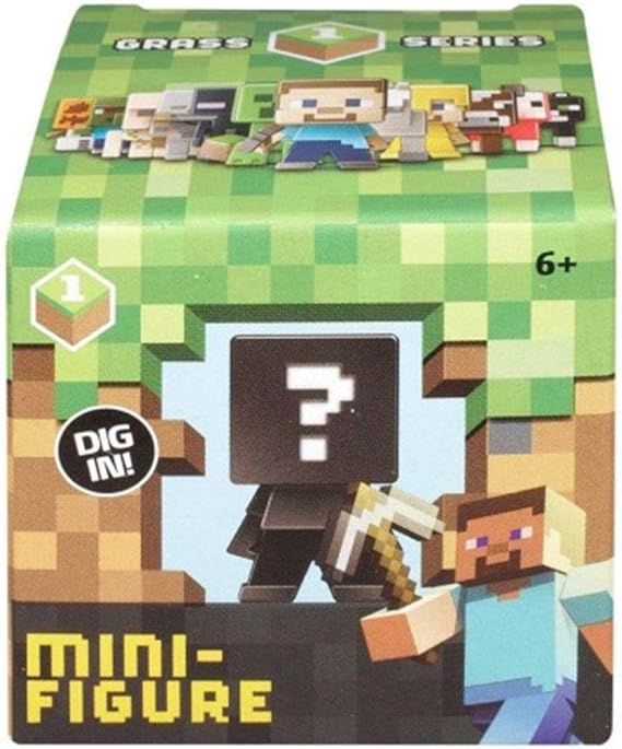 Minecraft Mini Figure, Miniature Collectible Action, Adventure and Storytelling Play and Display Gift for Minecraft Fans Age 6 and Older (Styles May Vary)