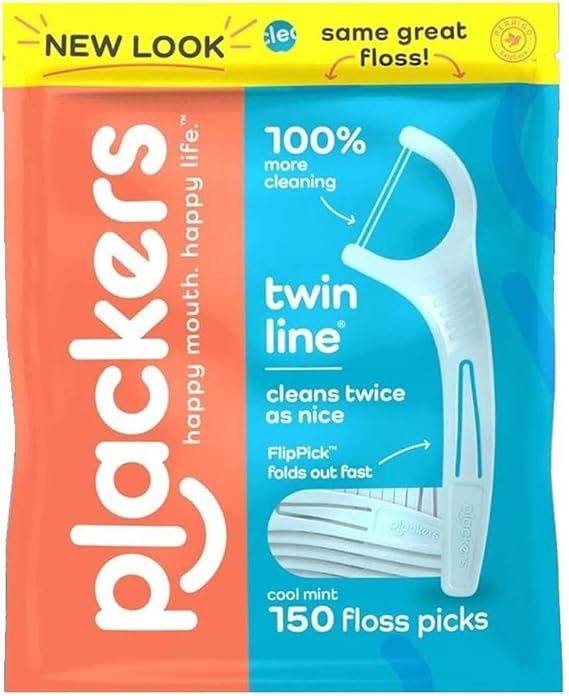 Plackers Twin-Line Flossers for Dental Professionals