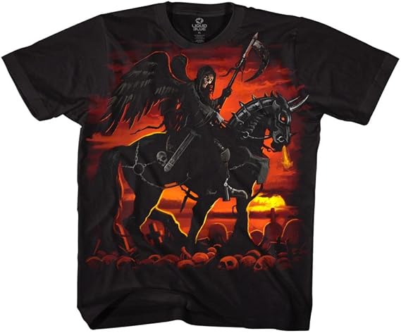 Liquid Blue Men's Reaper Horse T-Shirt