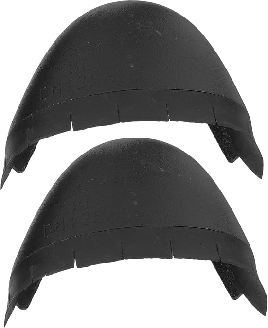 Smash Steel Toe Shoes for Work Providing Safety Shoe Covers and Toe Inserts for Boots for Industrial Use and Tough Environments Black