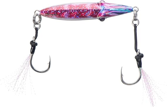 Squidlord Jig - Scarlet Glow - Slow Pitch Squid Jig with Glow