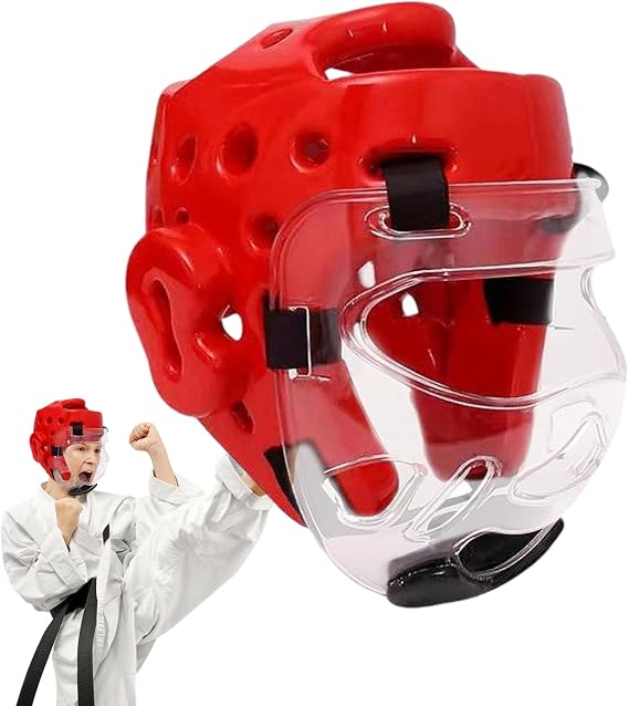 Boxing Headgear - Boxing Headguard | MMA Head Protection, Boxings Headgear Helmet With Adjustable Strap | Lightweight Box Training Equipment For Martial Art Sparring Muay Thai Karate